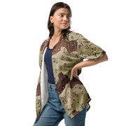 Chocolate Chip Desert CAMO Unisex Baseball Jersey