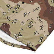 Chocolate Chip Desert CAMO Unisex Baseball Jersey
