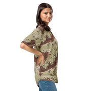 Chocolate Chip Desert CAMO Unisex Baseball Jersey