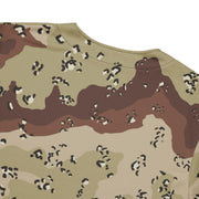 Chocolate Chip Desert CAMO Unisex Baseball Jersey