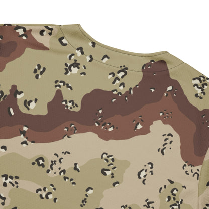 American Chocolate Chip Desert Battle Dress Uniform (DBDU) CAMO baseball jersey - Baseball Jerseys