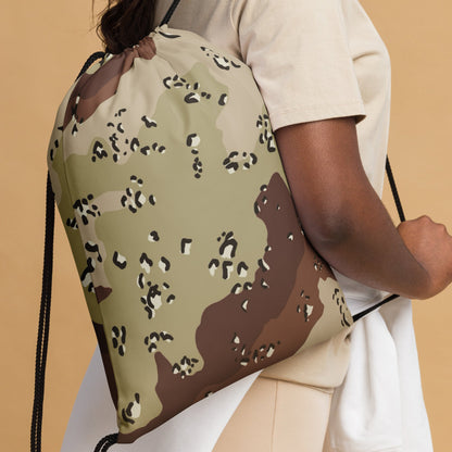 American Chocolate Chip Desert Battle Dress Uniform (DBDU) CAMO Drawstring Bag - Bags