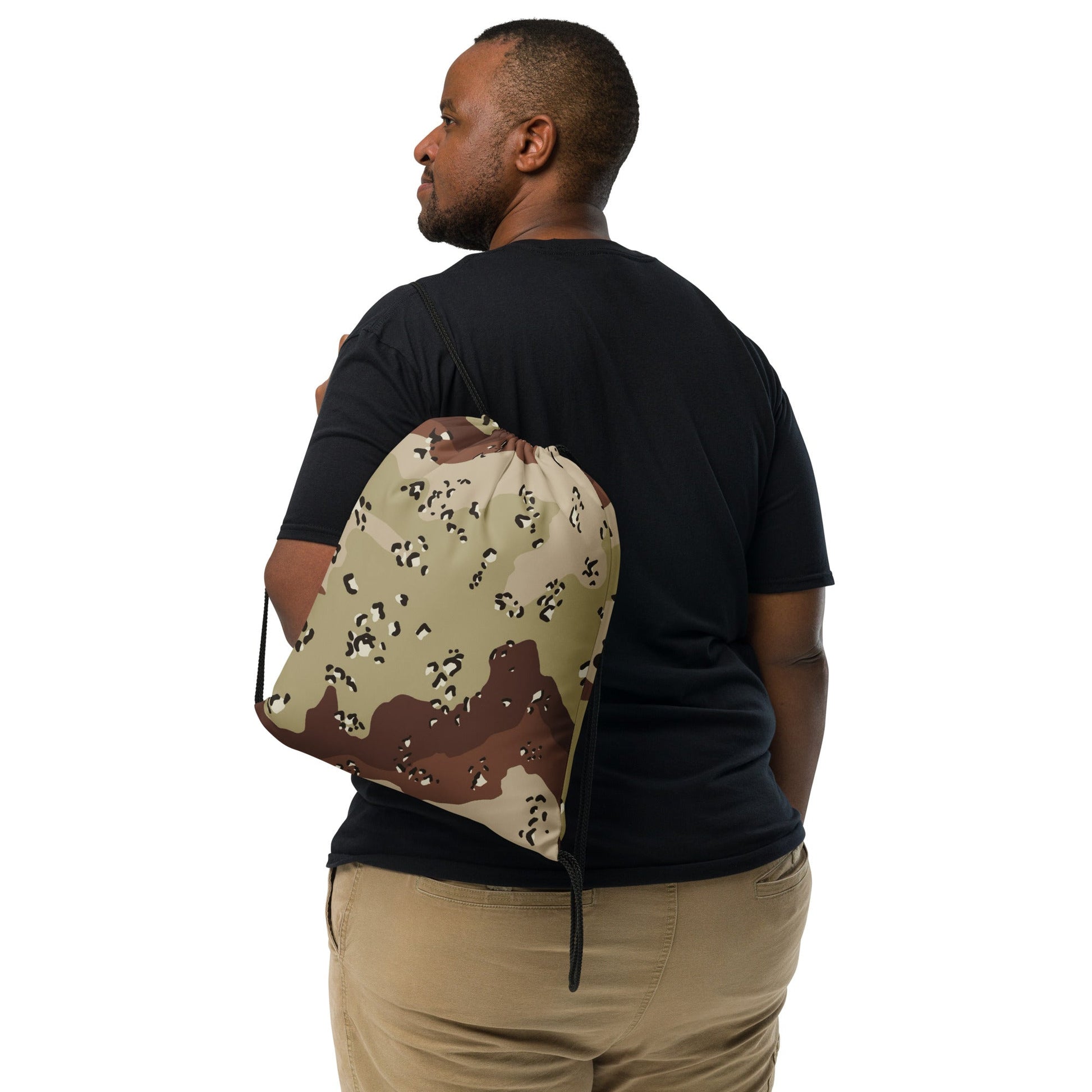 American Chocolate Chip Desert Battle Dress Uniform (DBDU) CAMO Drawstring Bag - Bags