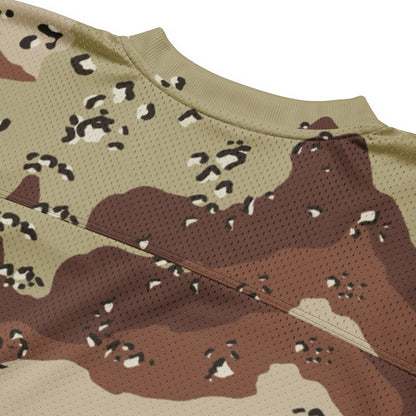 American Chocolate Chip Desert Battle Dress Uniform (DBDU) CAMO Unisex Football Jersey
