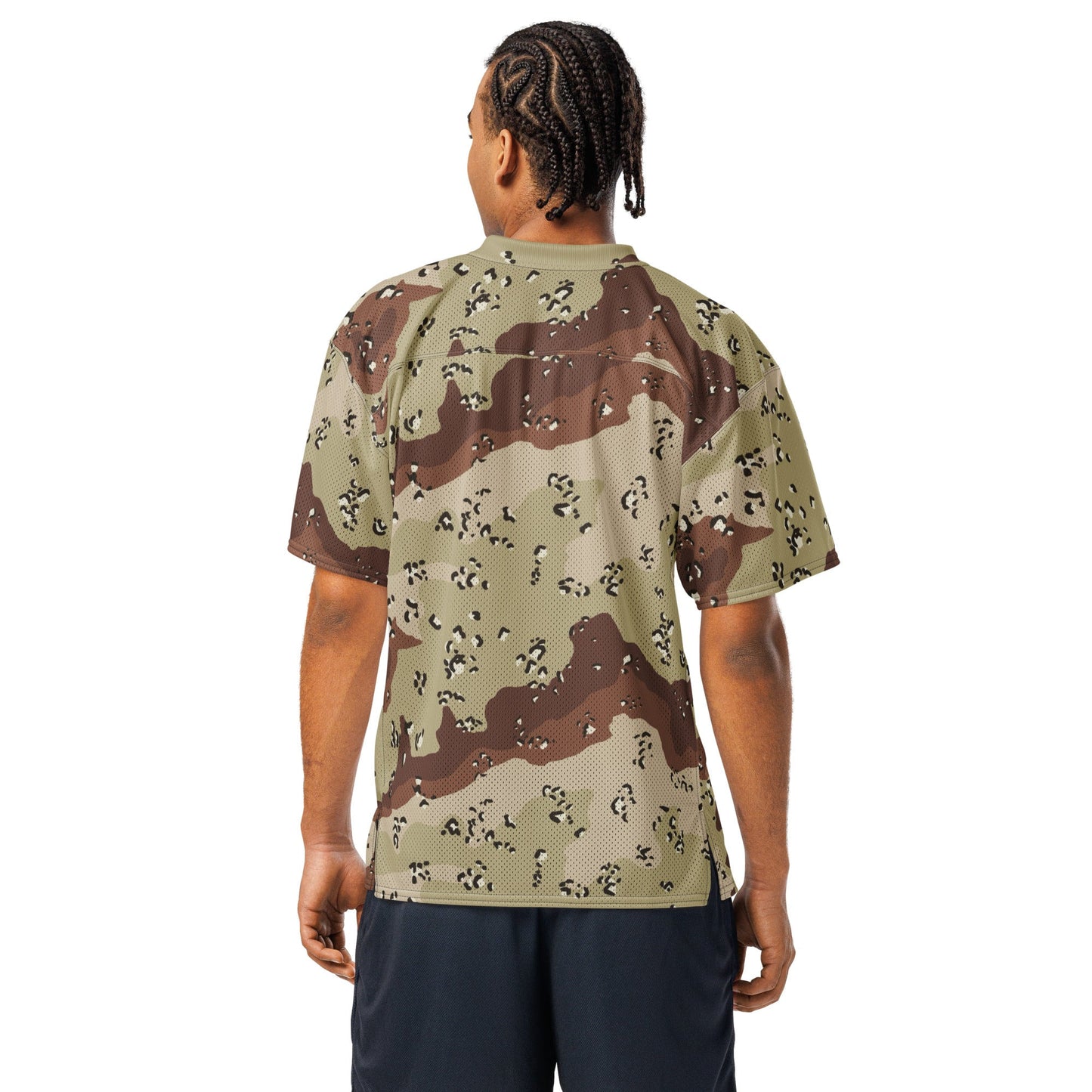 American Chocolate Chip Desert Battle Dress Uniform (DBDU) CAMO Unisex Football Jersey