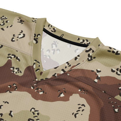 American Chocolate Chip Desert Battle Dress Uniform (DBDU) CAMO Unisex Football Jersey