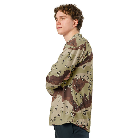 American Chocolate Chip Desert Battle Dress Uniform (DBDU) CAMO hockey fan jersey - 2XS - Hockey Jerseys