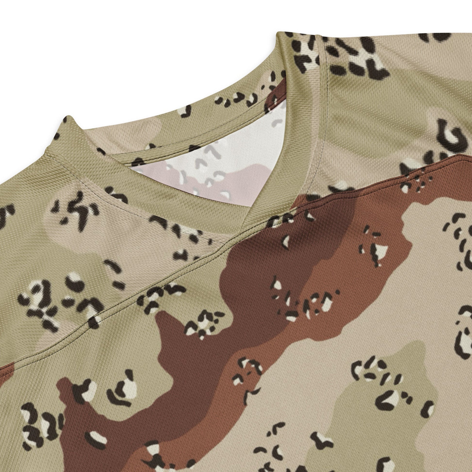 American Chocolate Chip Desert Battle Dress Uniform (DBDU) CAMO hockey fan jersey - Hockey Jerseys