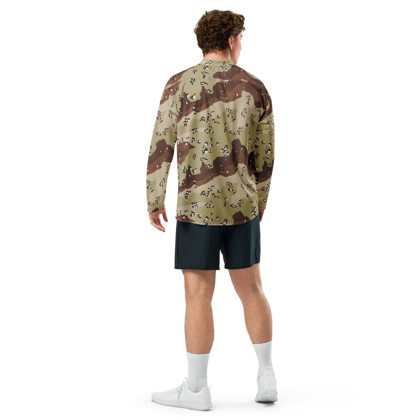 American Chocolate Chip Desert Battle Dress Uniform (DBDU) CAMO hockey fan jersey - Hockey Jerseys