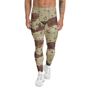 Chocolate Chip Desert CAMO Mens Leggings - XS - Men