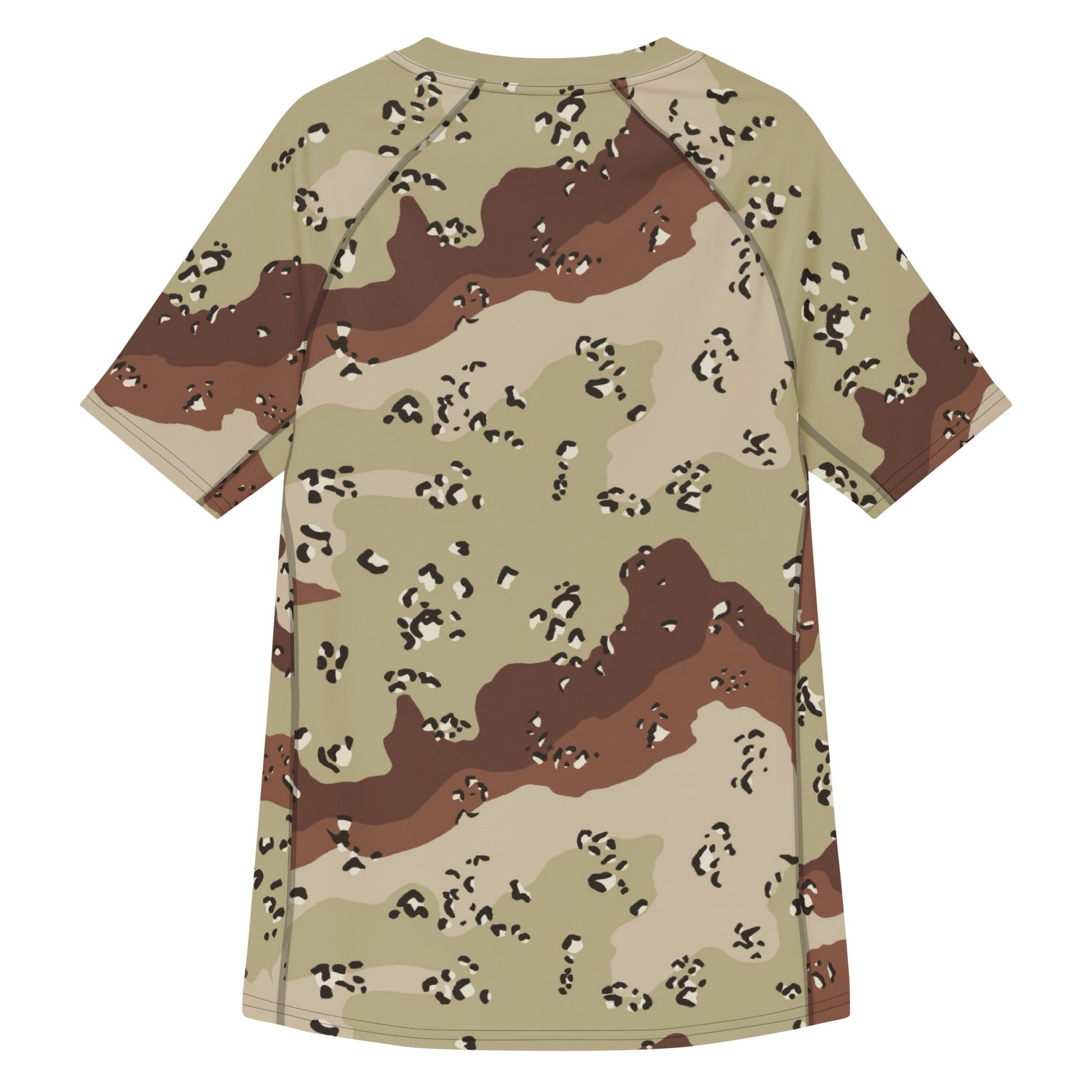 American Chocolate Chip Desert Battle Dress Uniform (DBDU) CAMO Mens Short-Sleeve Rash Guard - Short-sleeve Guards