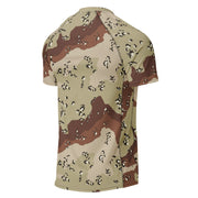 Chocolate Chip Desert CAMO Mens Short-Sleeve Rash Guard - SS