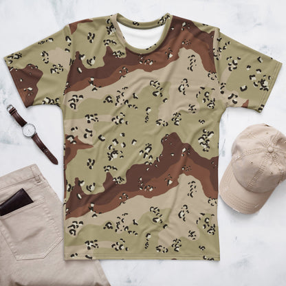 American Chocolate Chip Desert Battle Dress Uniform (DBDU) CAMO Mens T-shirt - XS - T-Shirts
