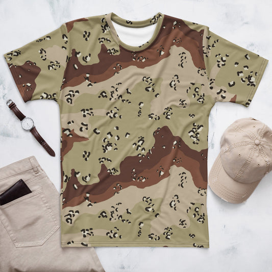 American Chocolate Chip Desert Battle Dress Uniform (DBDU) CAMO Mens T-shirt - XS - T-Shirts