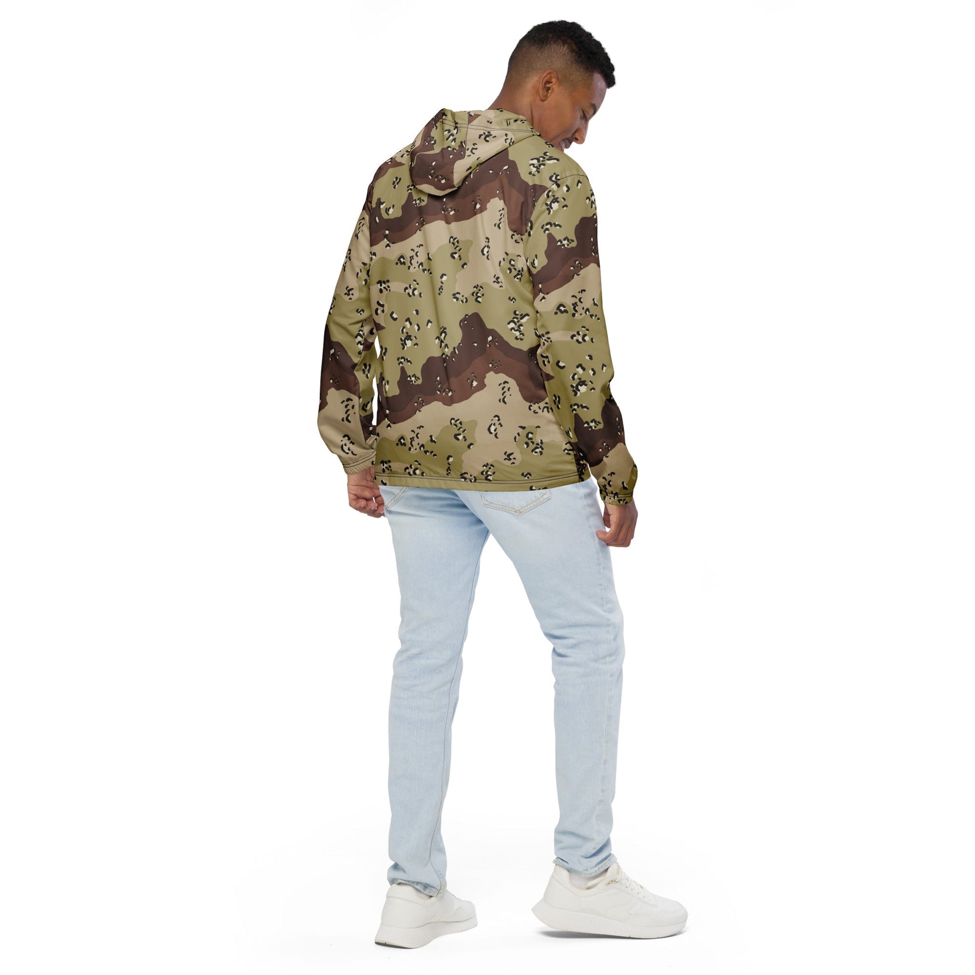 American Chocolate Chip Desert Battle Dress Uniform (DBDU) CAMO Mens windbreaker - Windbreakers