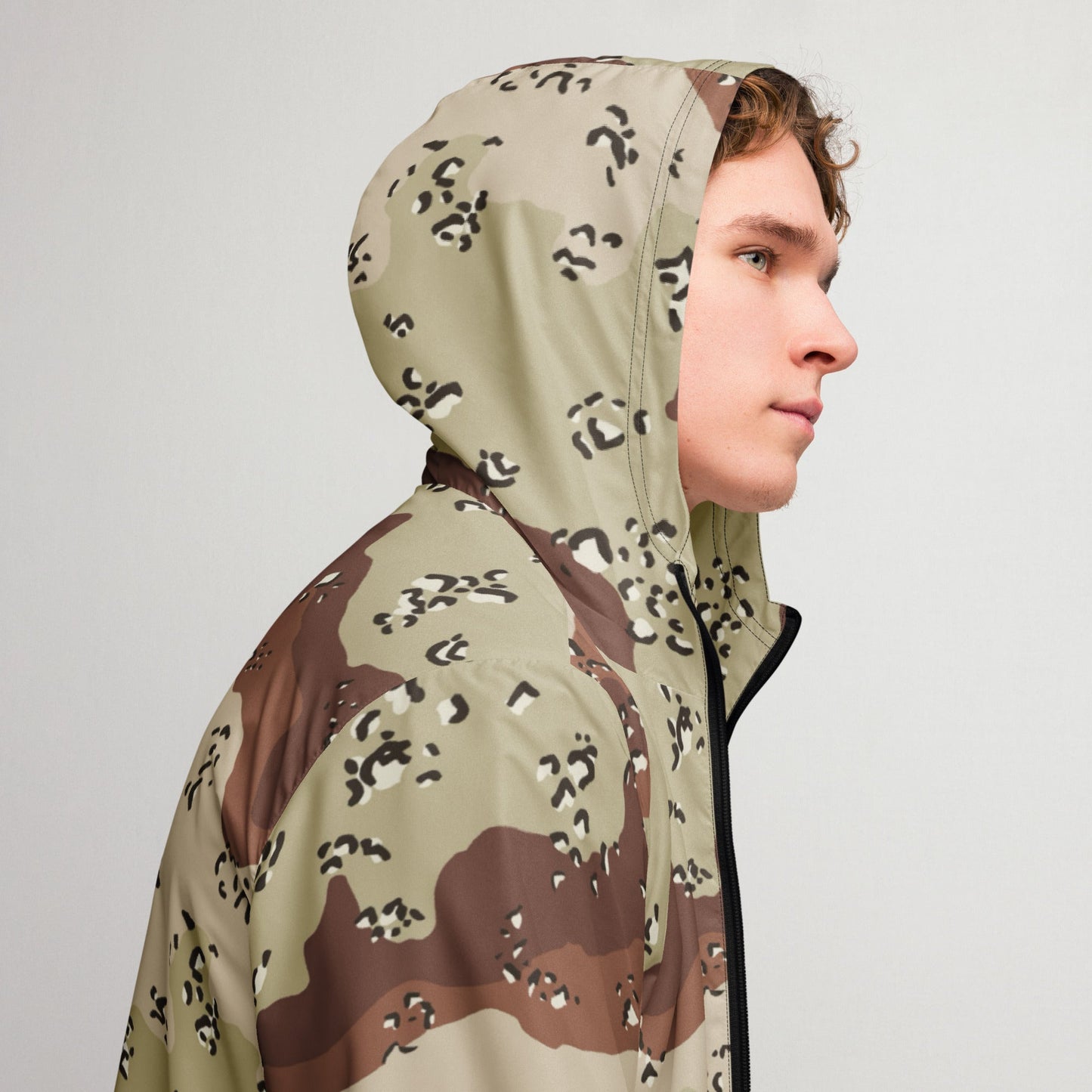 American Chocolate Chip Desert Battle Dress Uniform (DBDU) CAMO Mens windbreaker - Windbreakers