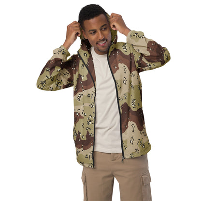 American Chocolate Chip Desert Battle Dress Uniform (DBDU) CAMO Mens windbreaker - Windbreakers