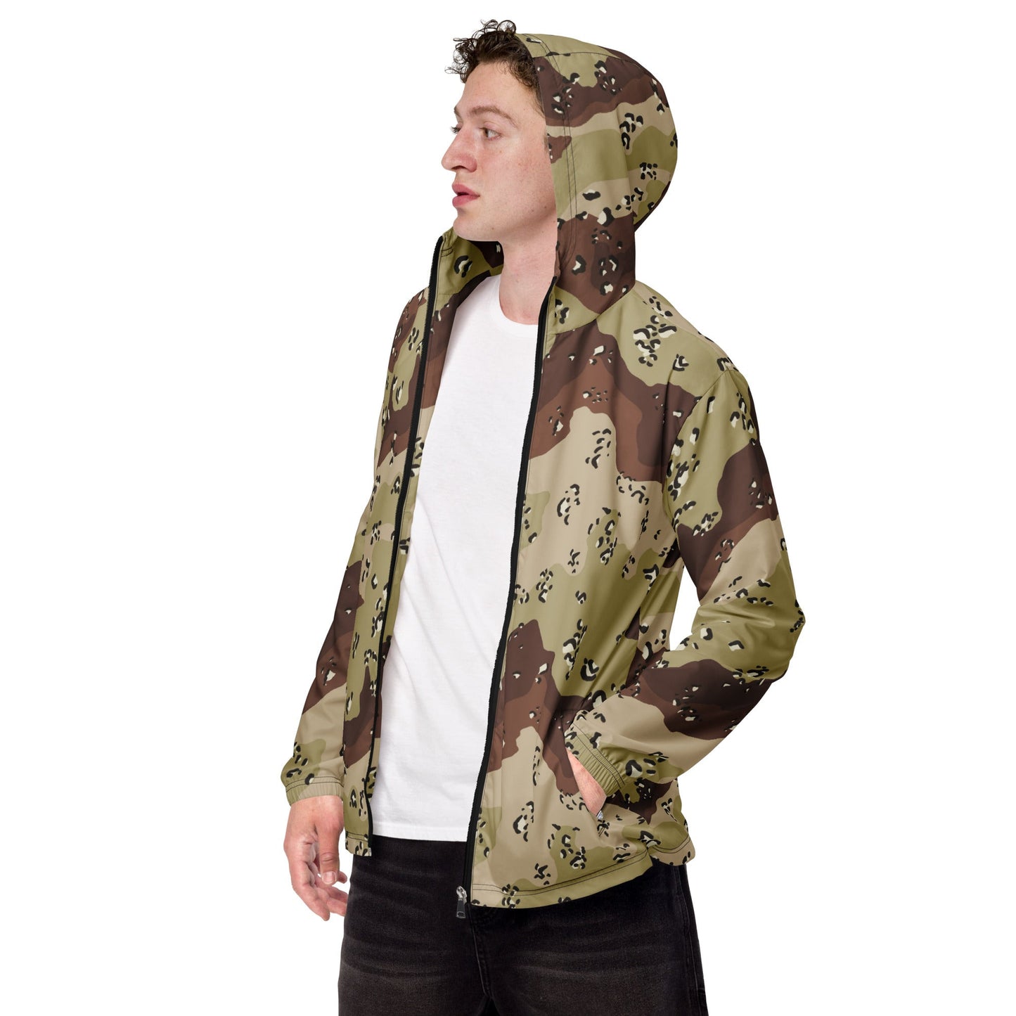 American Chocolate Chip Desert Battle Dress Uniform (DBDU) CAMO Mens windbreaker - XS - Windbreakers