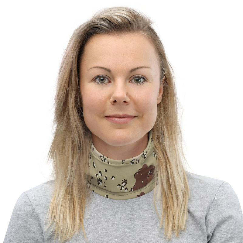 Chocolate Chip Desert CAMO Neck Gaiter - Head