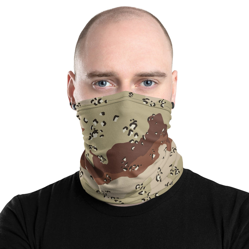 Chocolate Chip Desert CAMO Neck Gaiter - Head
