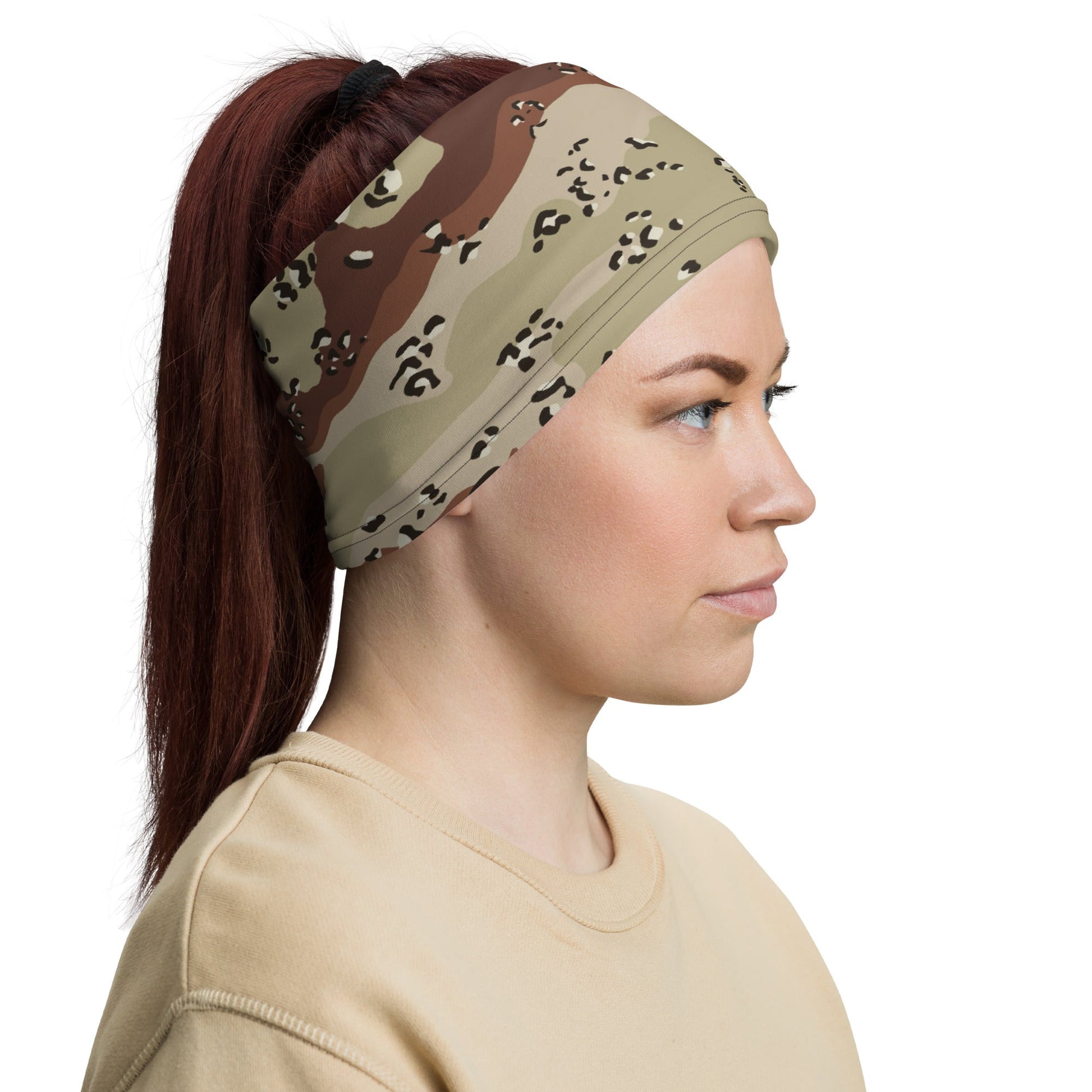 American Chocolate Chip Desert Battle Dress Uniform (DBDU) CAMO Neck Gaiter - Gaiters
