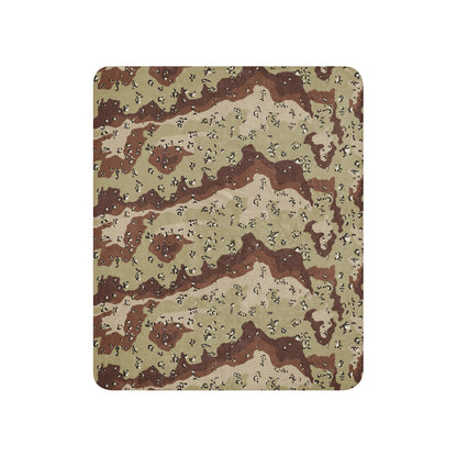 American Chocolate Chip Desert Battle Dress Uniform (DBDU) CAMO Sherpa blanket - Blankets