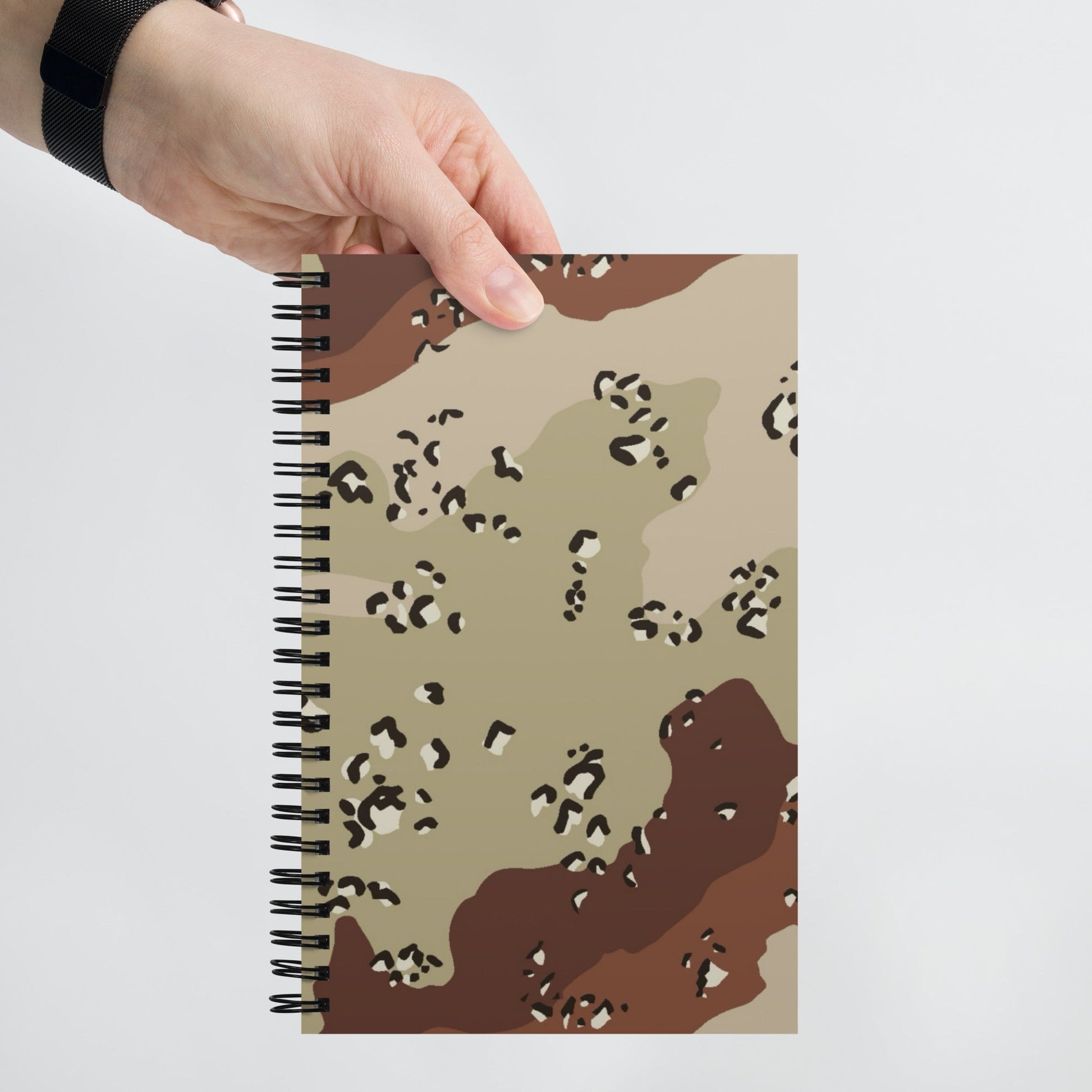 American Chocolate Chip Desert Battle Dress Uniform (DBDU) CAMO Spiral notebook - Notebooks