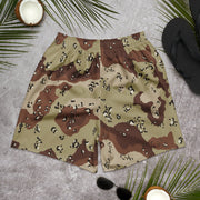 Chocolate Chip Desert CAMO Unisex Athletic Long Shorts