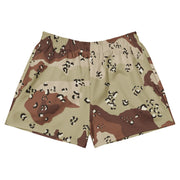 Chocolate Chip Desert CAMO Unisex Athletic Shorts