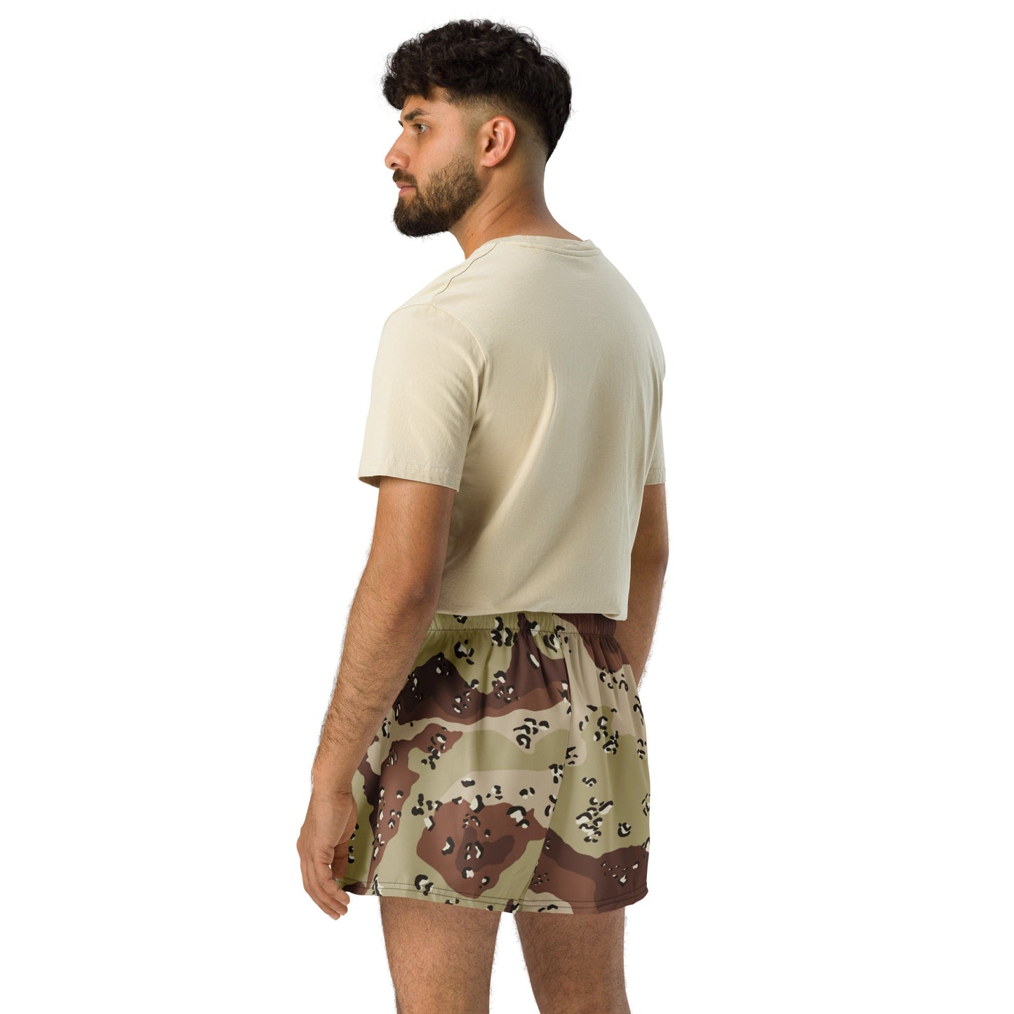 American Chocolate Chip Desert Battle Dress Uniform (DBDU) CAMO Unisex Athletic Shorts