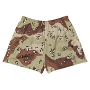 Chocolate Chip Desert CAMO Unisex Athletic Shorts