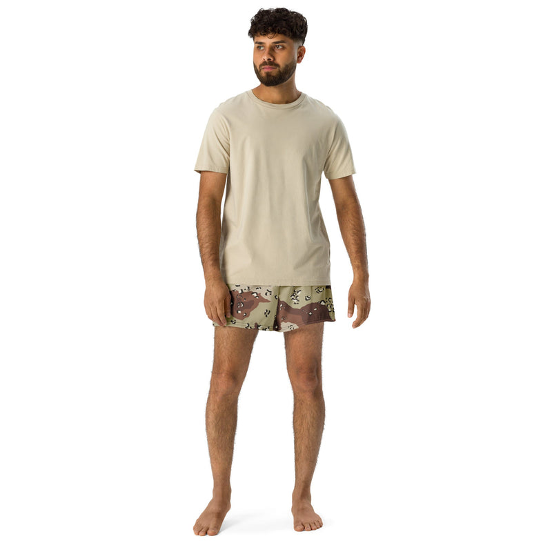 Chocolate Chip Desert CAMO Unisex Athletic Shorts