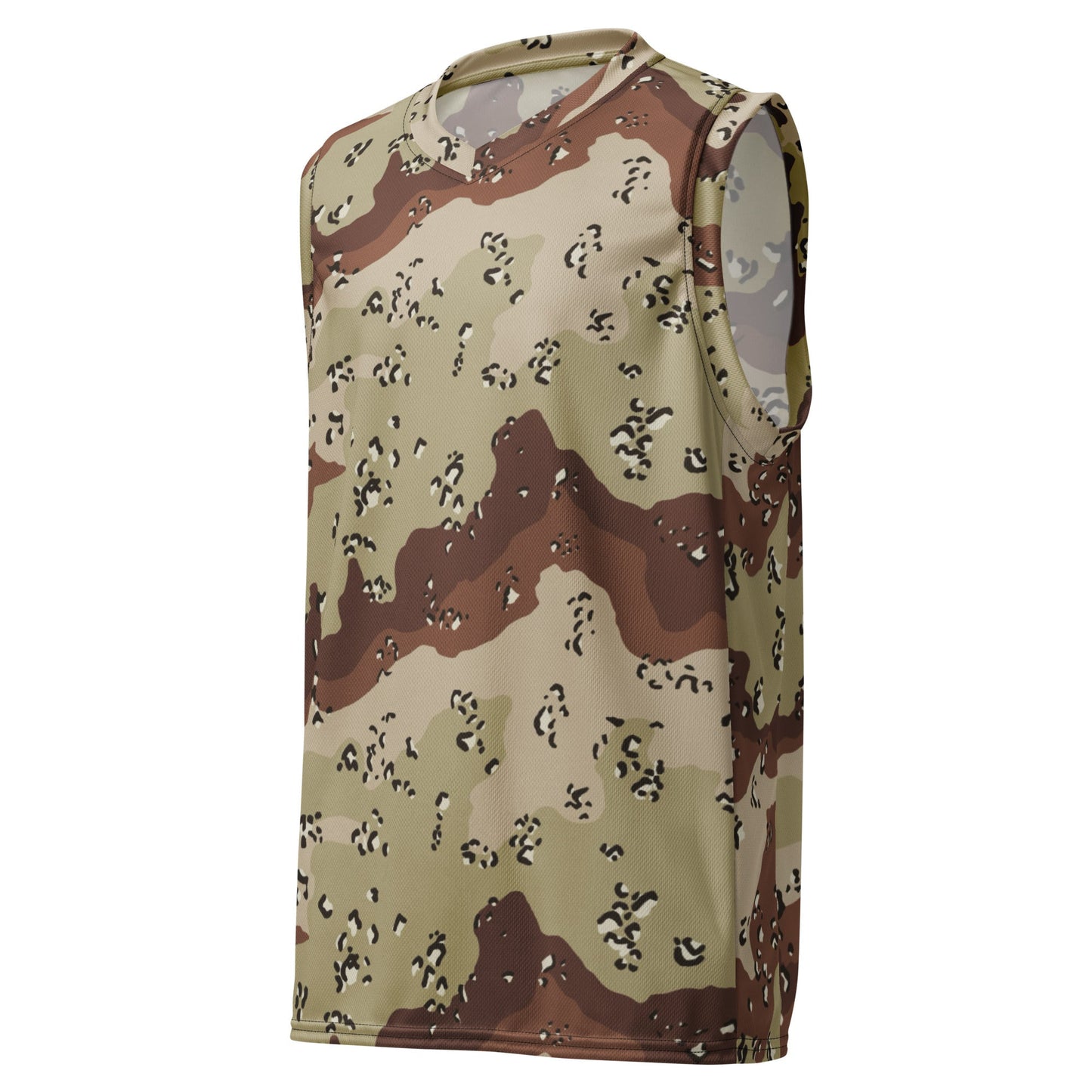 American Chocolate Chip Desert Battle Dress Uniform (DBDU) CAMO Unisex Basketball Jersey