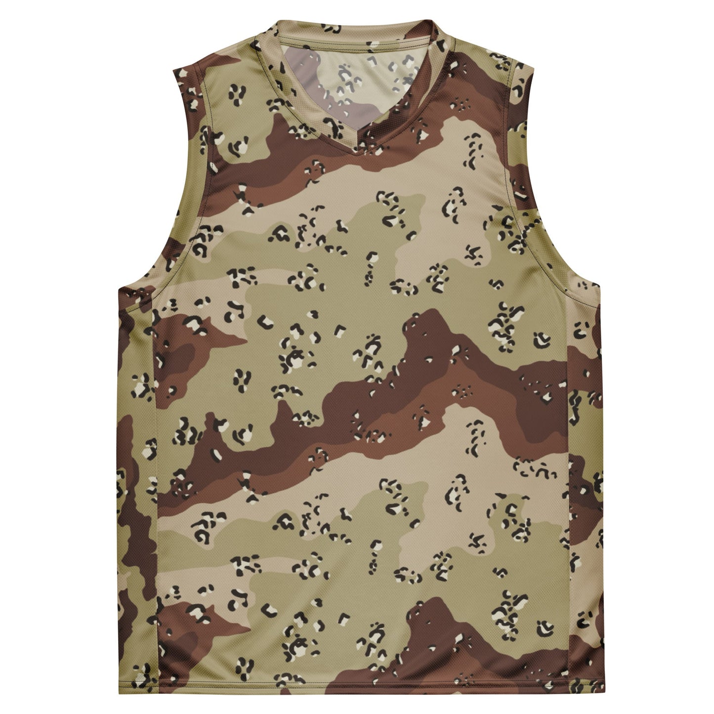 American Chocolate Chip Desert Battle Dress Uniform (DBDU) CAMO Unisex Basketball Jersey
