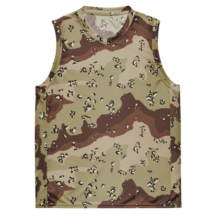 American Chocolate Chip Desert Battle Dress Uniform (DBDU) CAMO Unisex Basketball Jersey