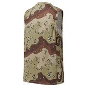 Chocolate Chip Desert CAMO Unisex Basketball Jersey