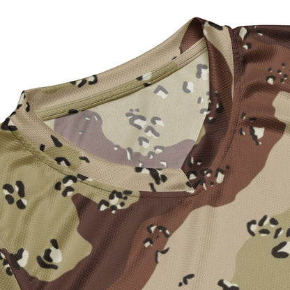 American Chocolate Chip Desert Battle Dress Uniform (DBDU) CAMO Unisex Basketball Jersey