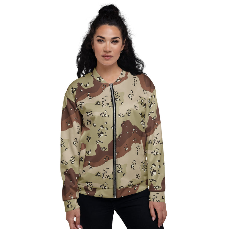 Chocolate Chip Desert CAMO Unisex Bomber Jacket