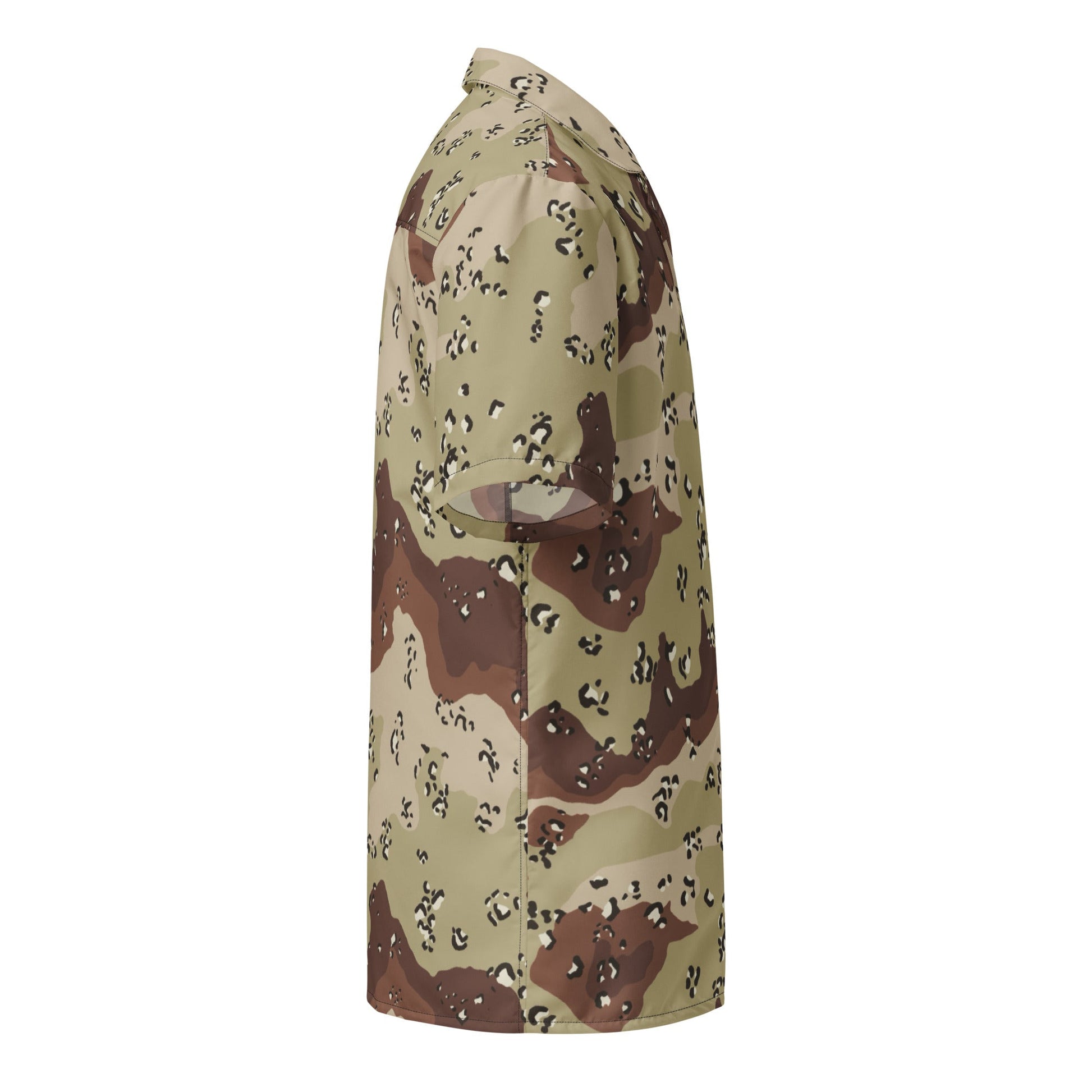 American Chocolate Chip Desert Battle Dress Uniform (DBDU) CAMO Unisex button shirt - Button Shirts