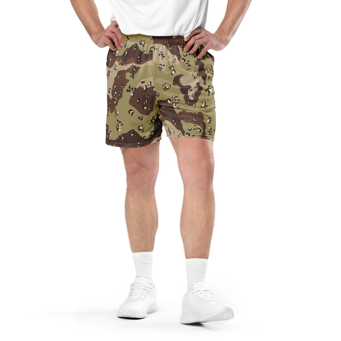 American Chocolate Chip Desert Battle Dress Uniform (DBDU) CAMO Unisex mesh shorts - Mesh Shorts