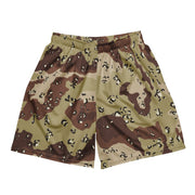 Chocolate Chip Desert CAMO Unisex Mesh Shorts - 2XS