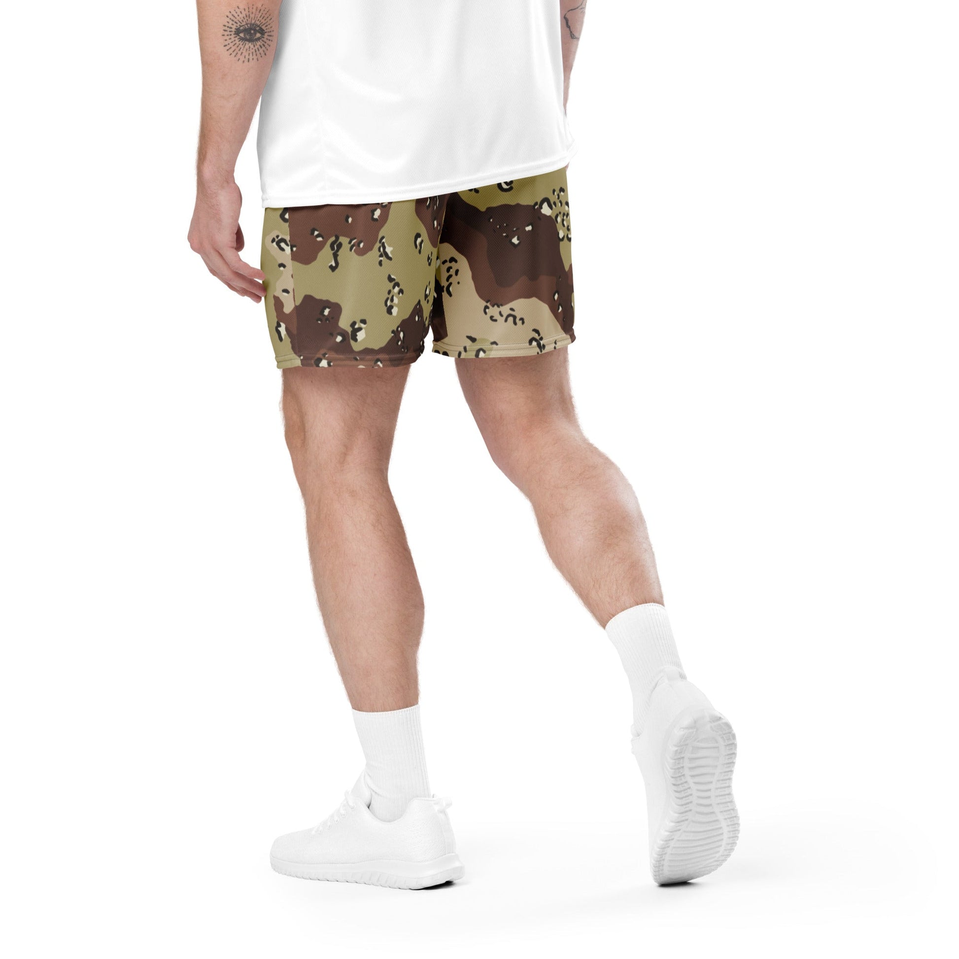 American Chocolate Chip Desert Battle Dress Uniform (DBDU) CAMO Unisex mesh shorts - Mesh Shorts