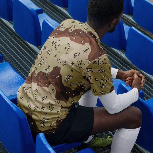American Chocolate Chip Desert Battle Dress Uniform (DBDU) CAMO unisex sports jersey - Sports Jerseys