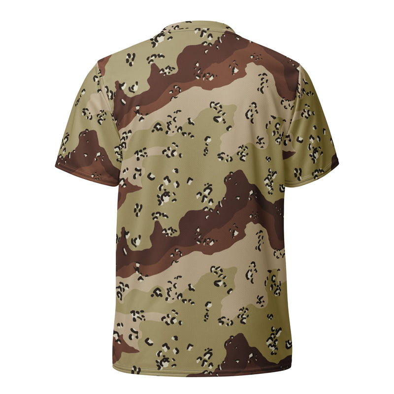 Chocolate Chip Desert CAMO Unisex Sports Jersey
