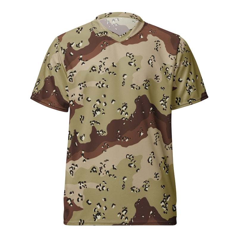 Chocolate Chip Desert CAMO Unisex Sports Jersey