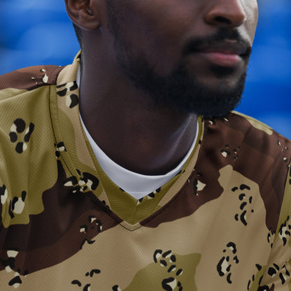 American Chocolate Chip Desert Battle Dress Uniform (DBDU) CAMO unisex sports jersey - Sports Jerseys