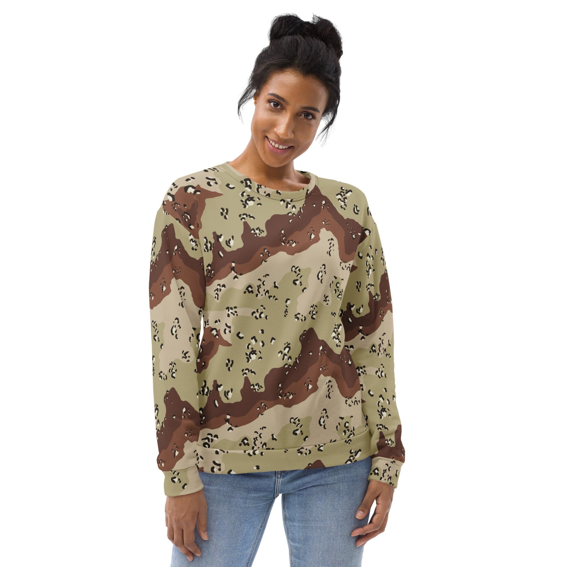 American Chocolate Chip Desert Battle Dress Uniform (DBDU) CAMO Unisex Sweatshirt