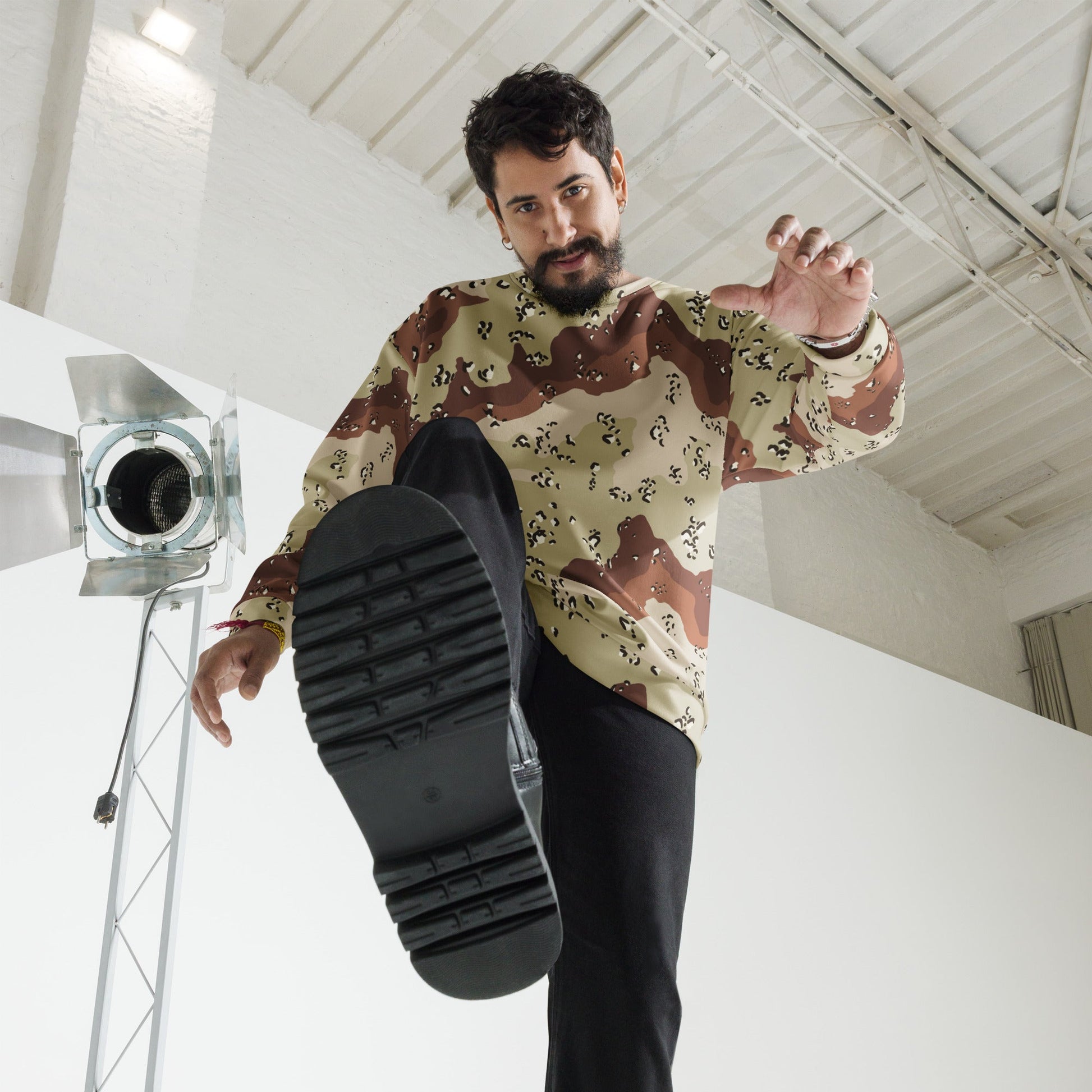 American Chocolate Chip Desert Battle Dress Uniform (DBDU) CAMO Unisex Sweatshirt