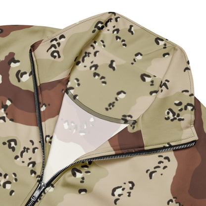 American Chocolate Chip Desert Battle Dress Uniform (DBDU) CAMO Unisex track jacket - Track Jackets