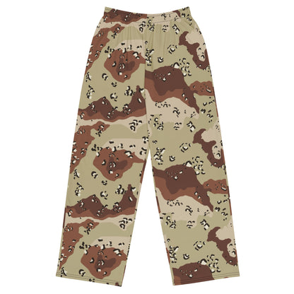 American Chocolate Chip Desert Battle Dress Uniform (DBDU) CAMO Unisex Wide-Leg Leisure Pants - 2XS